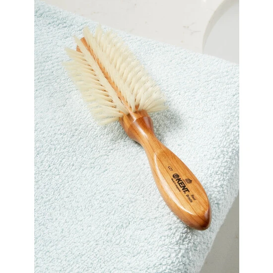 Best reviews of ๐ Kent Cherrywood Natural Bristle Half-Round Hair Brush โญ