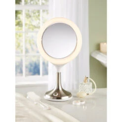 New ๐ Vermont Country Store Dual-Side Magnifying Ring-Light Mirror โญ