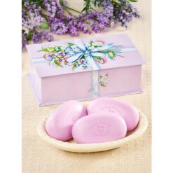 New ⭐ Vermont Country Store Lavender Love Gift Soap Tin 😍
