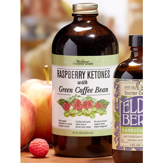 Discount β¨ Vermont Country Store Raspberry Ketones With Green Coffee Bean Extract, 16 Oz. Bottle π€© - Image 2