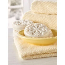 New ✔️ Vermont Country Store Winter Snowflake Bath And Body Soap Trio Gift Box, 3 Bars 👏